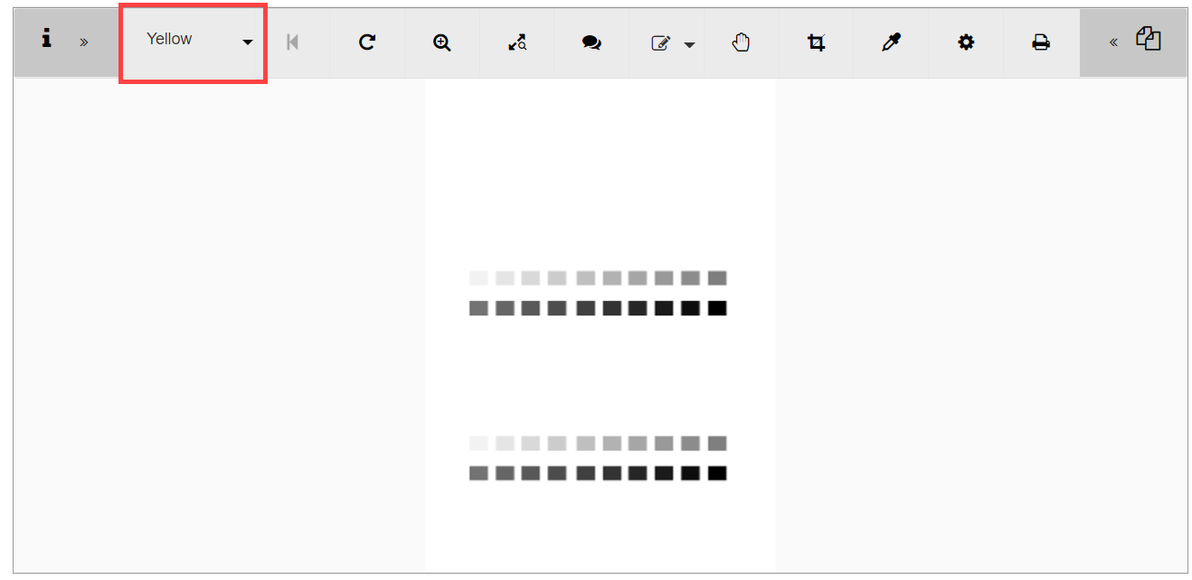 View Color Separation of an Artwork